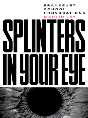 cover image of Splinters in Your Eye